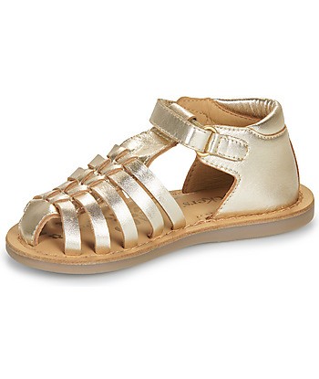Sandales enfant filles Kickers KICK DILOLA Doré