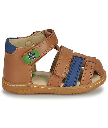 Sandales enfant garcons Kickers KICK POD Marron