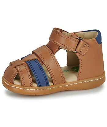 Sandales enfant garcons Kickers KICK POD Marron