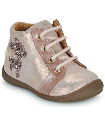 Baskets montantes enfant filles GBB BICHETTE Rose