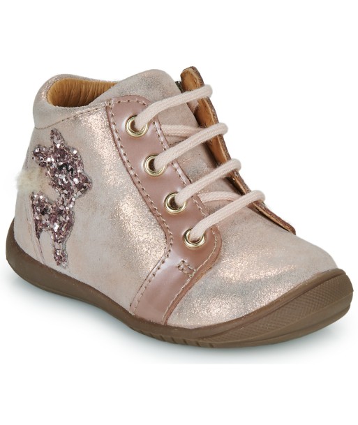 Baskets montantes enfant filles GBB BICHETTE Rose