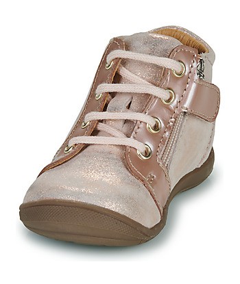 Baskets montantes enfant filles GBB BICHETTE Rose