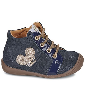 Baskets montantes enfant filles GBB COQUIN Bleu
