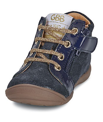 Baskets montantes enfant filles GBB COQUIN Bleu