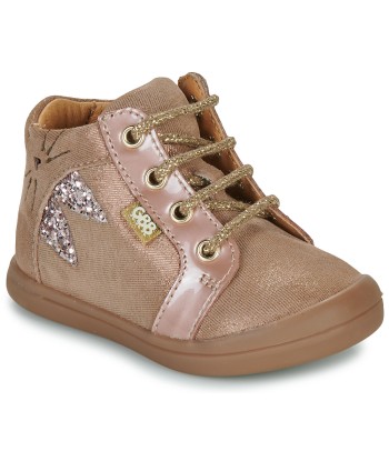 Baskets montantes enfant filles GBB CHOUGA Rose
