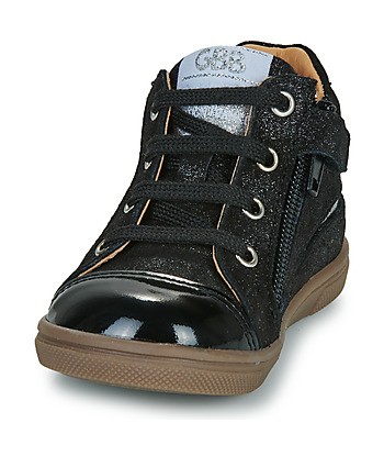 Baskets montantes enfant filles GBB CALIN Noir