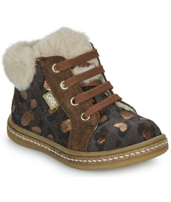 Baskets montantes enfant filles GBB JUNA Marron