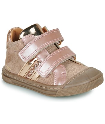 Baskets montantes enfant filles GBB ATTACHANT TWIST Rose