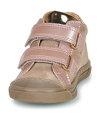 Baskets montantes enfant filles GBB ATTACHANT TWIST Rose
