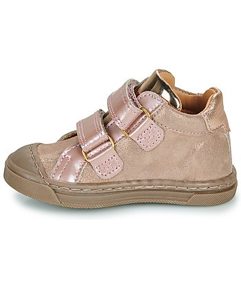 Baskets montantes enfant filles GBB ATTACHANT TWIST Rose