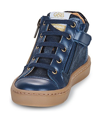Baskets montantes enfant filles GBB DISTINGUE Bleu