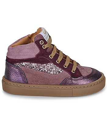 Baskets montantes enfant filles GBB COURAGEUX Violet