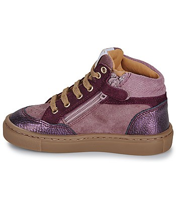 Baskets montantes enfant filles GBB COURAGEUX Violet