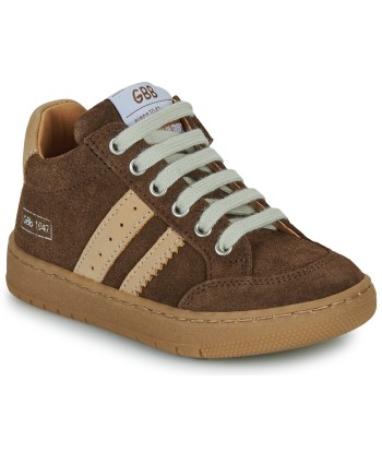 Baskets montantes enfant garcons GBB ACCUEILLANT Marron