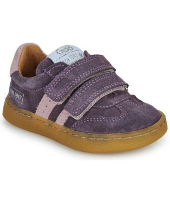 Baskets basses enfant garcons GBB KARINE TWIST Violet