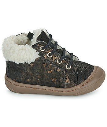 Baskets montantes enfant garcons GBB ABOCO FLEX Marron