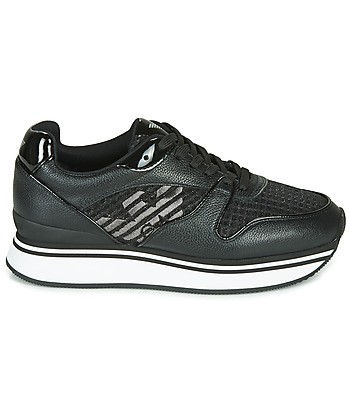 Baskets basses femmes Emporio Armani X3X046-XM547 Noir