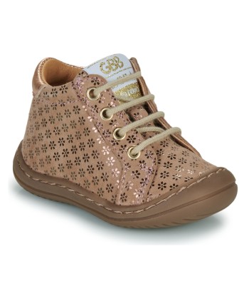 Baskets montantes enfant filles GBB FLEXOO BABY FLEX Rose