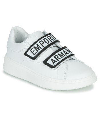 Baskets basses enfant garcons Emporio Armani XYX007-XCC70 Blanc