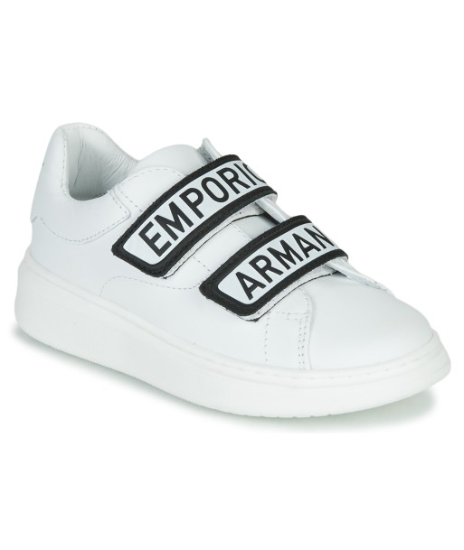 Baskets basses enfant garcons Emporio Armani XYX007-XCC70 Blanc