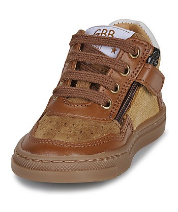 Baskets montantes enfant filles GBB RIKKIE FLEX Marron