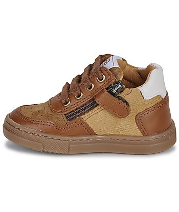 Baskets montantes enfant filles GBB RIKKIE FLEX Marron