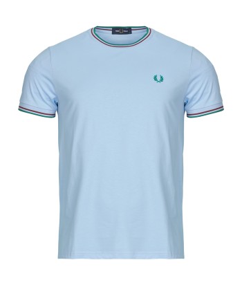 T-shirt hommes Fred Perry TWIN TIPPED T-SHIRT Bleu