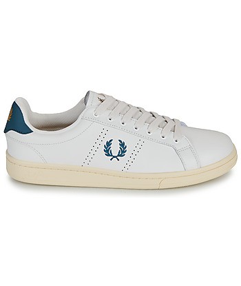 Baskets basses hommes Fred Perry B721 LEATHER Blanc