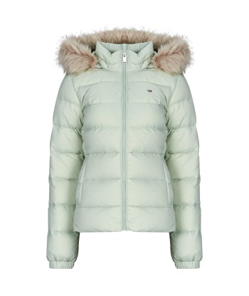 Doudounes femmes Tommy Jeans TJW BASIC HOODED DOWN JACKET EXT Vert