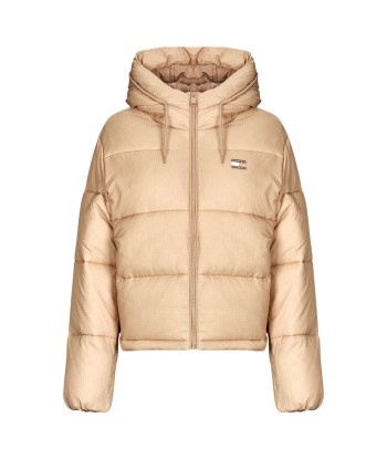 Doudounes femmes Tommy Jeans TJW HOODED PUFFER JACKET Beige