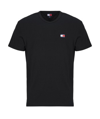 T-shirt hommes Tommy Jeans TJM REG BADGE TEE EXT Noir