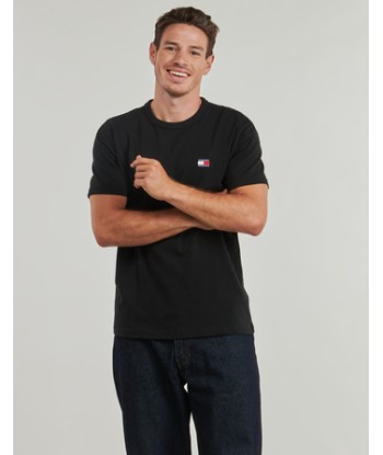 T-shirt hommes Tommy Jeans TJM REG BADGE TEE EXT Noir