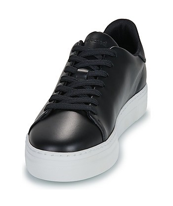 Baskets basses hommes Selected SLHDAVID CHUNKY LEATHER Noir