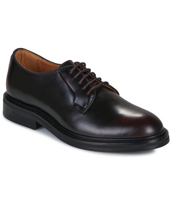 Derbies hommes Selected SLHCARTER LEATHER BLUCHER Marron