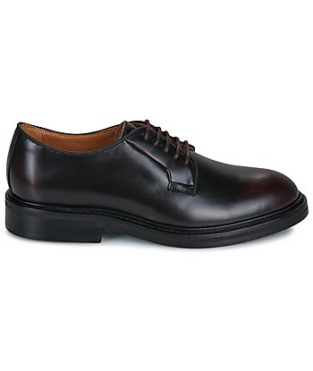 Derbies hommes Selected SLHCARTER LEATHER BLUCHER Marron