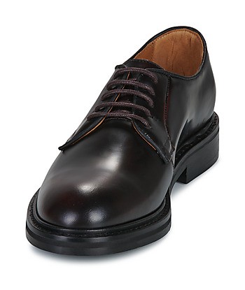 Derbies hommes Selected SLHCARTER LEATHER BLUCHER Marron