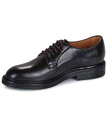 Derbies hommes Selected SLHCARTER LEATHER BLUCHER Marron