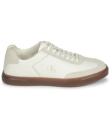 Baskets basses femmes Calvin Klein Jeans LOW PRO CUPS LTH MIX MG Blanc