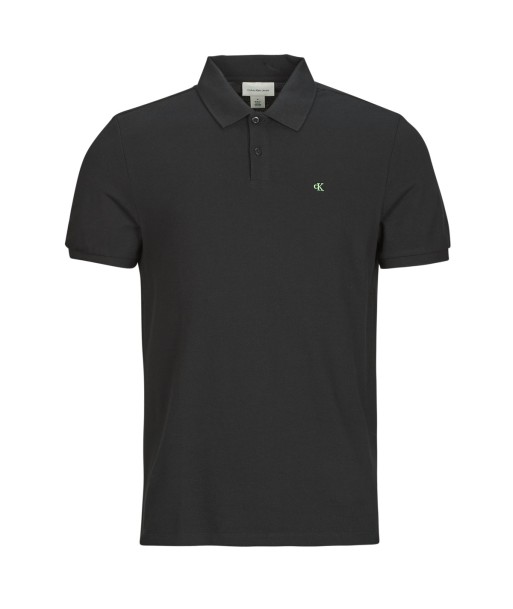 Polo hommes Calvin Klein Jeans SS CASUAL PIQUE CLASSIC POLO Noir