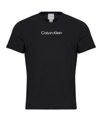 T-shirt hommes Calvin Klein Jeans SS STANDARD LOGO 30S CREWNK TEE Noir