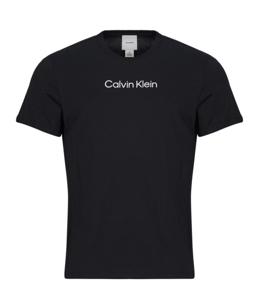 T-shirt hommes Calvin Klein Jeans SS STANDARD LOGO 30S CREWNK TEE Noir