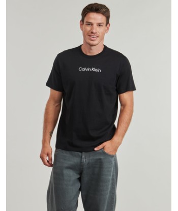 T-shirt hommes Calvin Klein Jeans SS STANDARD LOGO 30S CREWNK TEE Noir