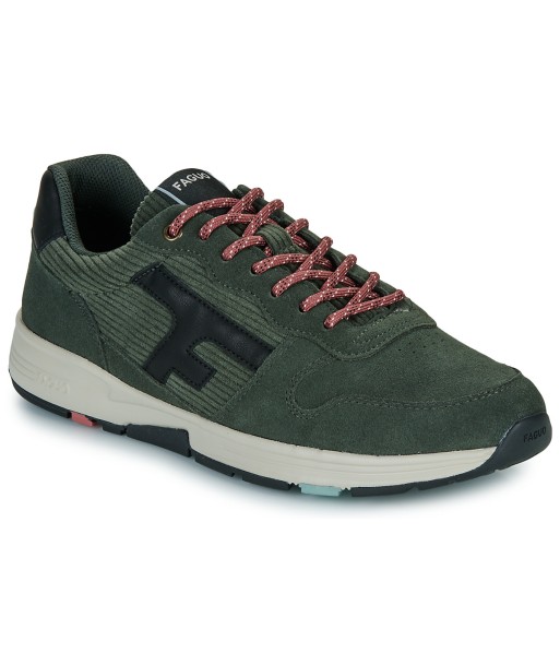 Baskets basses hommes Faguo OLIVE RUNNING Kaki