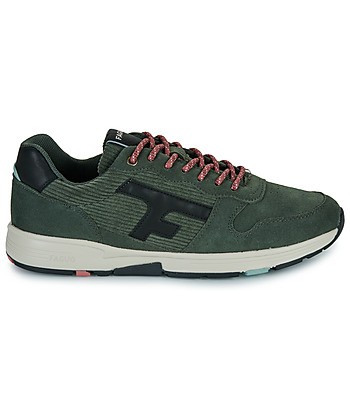 Baskets basses hommes Faguo OLIVE RUNNING Kaki