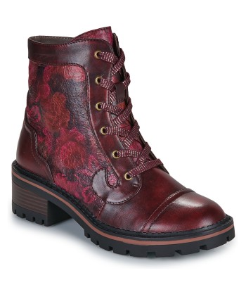 Boots femmes Laura Vita NKESSO Rouge