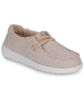 Slip ons femmes HEYDUDE WENDY WOOL COZY Beige