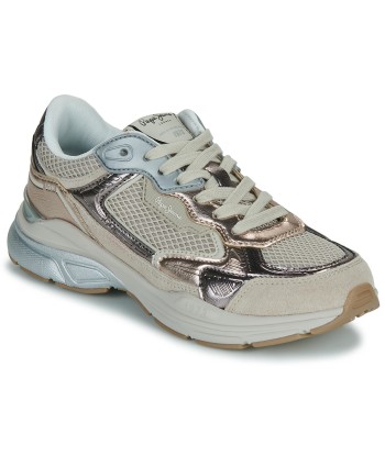 Baskets basses femmes Pepe jeans DAVE MINERAL W Beige
