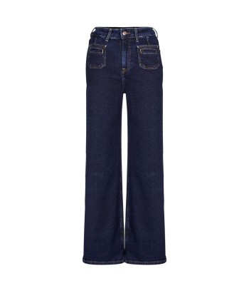Jeans flare / larges femmes Pepe jeans STRAIGHT UHW LEXA RINSE Marine