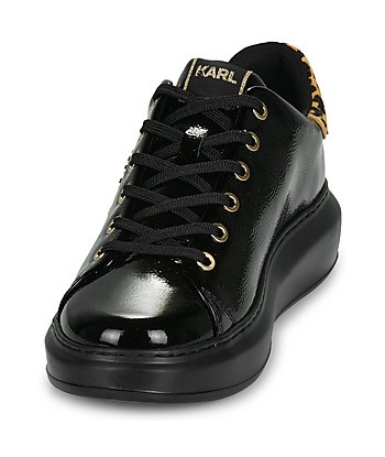 Baskets basses femmes Karl Lagerfeld KAPRI Metal Maison Exotik Noir