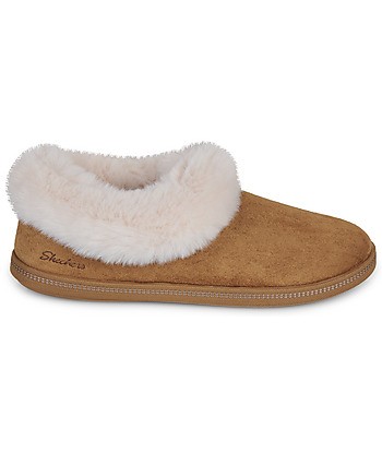 Chaussons femmes Skechers COZY CAMPFIRE Marron